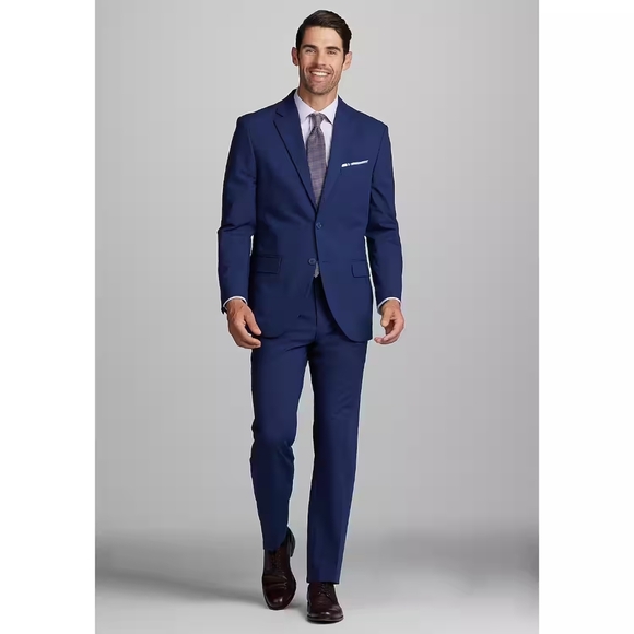 Jos. A. Bank Other - EUC Jos. A. Bank slim fit 3 piece suit Navy  XL jacket, Med Slacks.